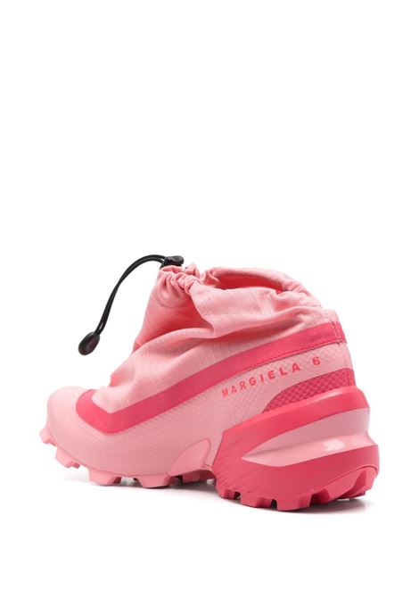 Pink cross drawstring sneakers Mm6 x salomon - women MM6 X SALOMON | S66WS0103P7011HA455